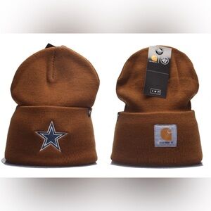 Carhartt ‘47 Dallas Cowboys Brown NFL Football Beanie OSFM Brand New